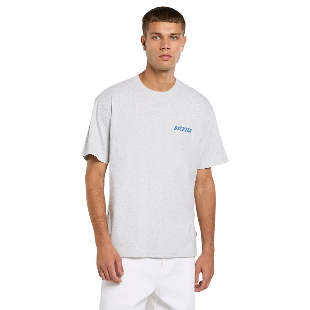 Dickies Dry Ridge Light Grey Short Sleeve T-Shirt Heren