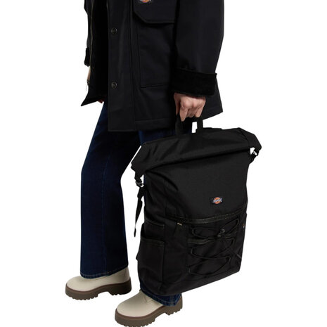 Dickies Ashville Utility Roll Top Black Rugzak