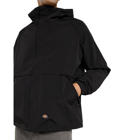 Dickies Baltimore Black Nylon Jacket Heren