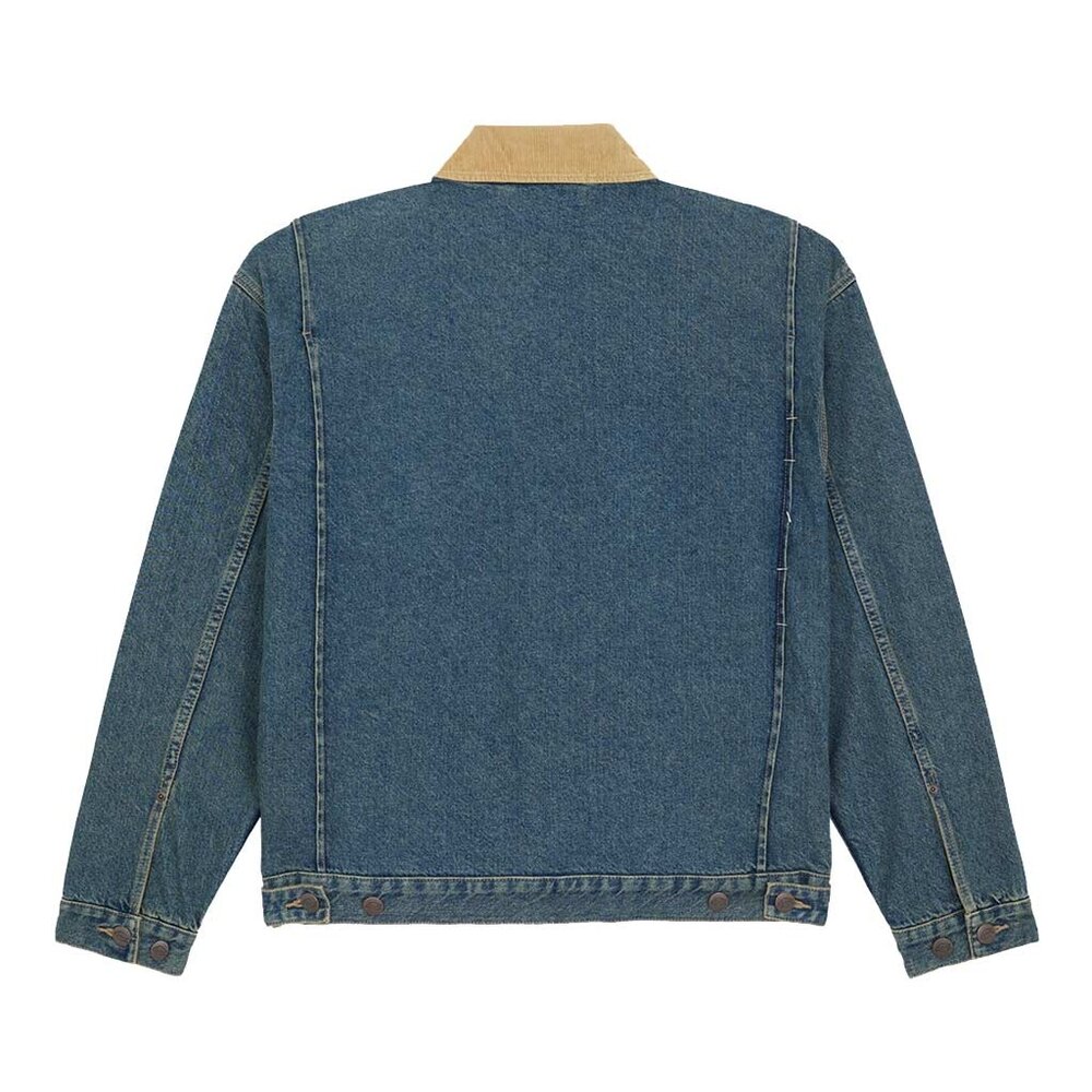 Dickies Denim Khaki Tinted Blue Painter Jacket Heren