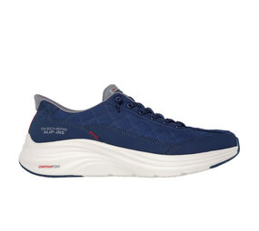 Skechers Slip-Ins Contour Foam Cozy Navy Gray Wandelsneakers Heren