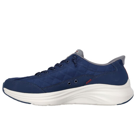 Skechers Slip-Ins Contour Foam Cozy Navy Gray Wandelsneakers Heren