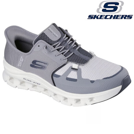 Skechers Slip Ins Glide-Step Pro Gray Charcoal Wandelsneakers Heren