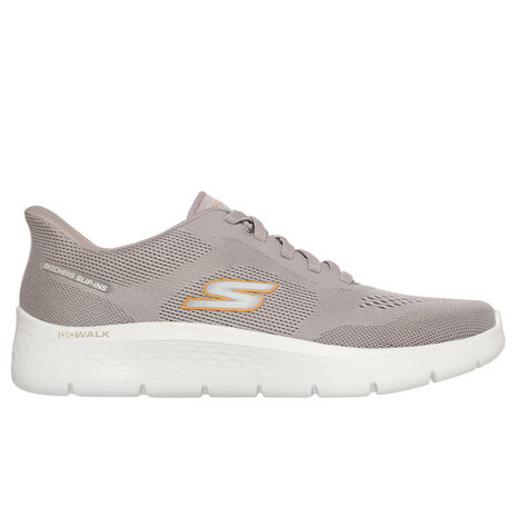 Skechers Slip Ins Go Walk Flex Master Taupe Wandelsneakers Heren