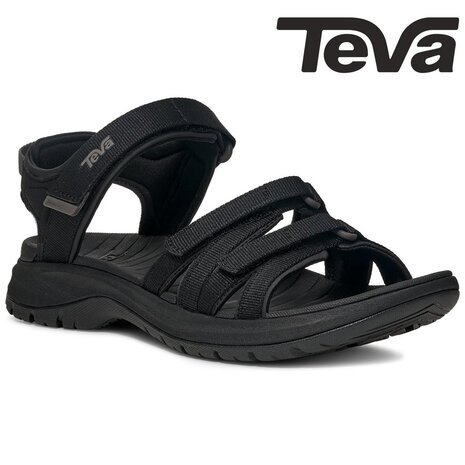 Teva Tirra Sport Zwart Sandalen Dames
