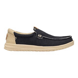 Hey Dude Mikka Braided Black/Boulder Tan Instappers Heren
