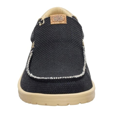 Hey Dude Mikka Braided Black/Boulder Tan Instappers Heren