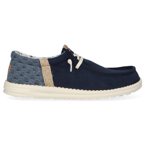 Hey Dude Wally Funk Summer Stitch Navy Blazer/Multi Instappers Heren