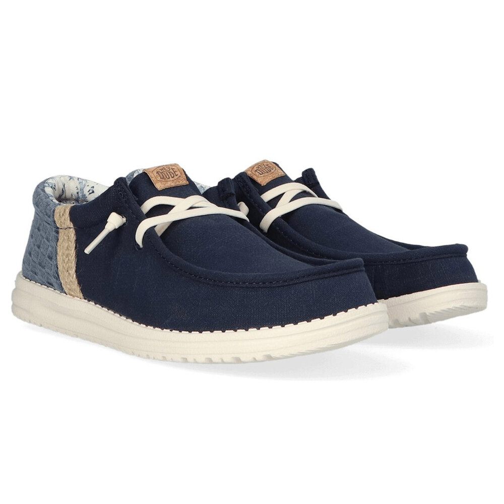 Hey Dude Wally Funk Summer Stitch Navy Blazer/Multi Instappers Heren