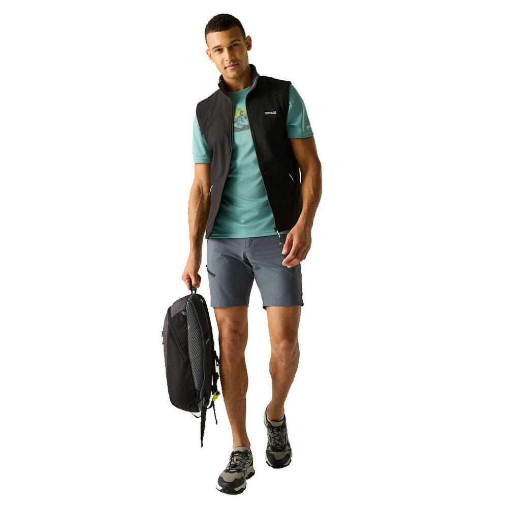 Regatta Bradwell Black Softshell Bodywarmer Heren