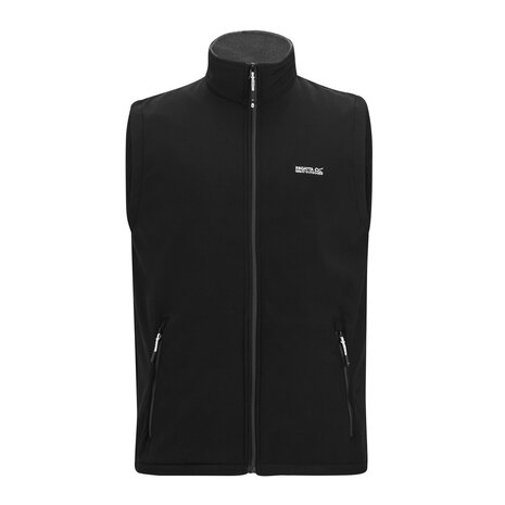 Regatta Bradwell Black Softshell Bodywarmer Heren