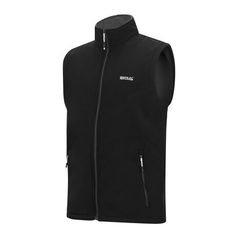 Regatta Bradwell Black Softshell Bodywarmer Heren