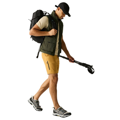 Regatta Anti-Insect Travel Light Dark Khaki Bodywarmer Heren