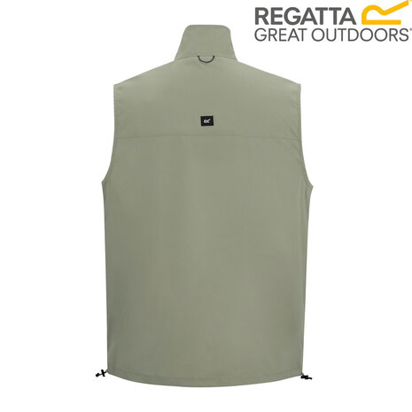 Regatta Anti-Insect Travel Light Light Sage Bodywarmer Heren Regatta Anti-Insect Travel Light Light Sage Bodywarmer Heren