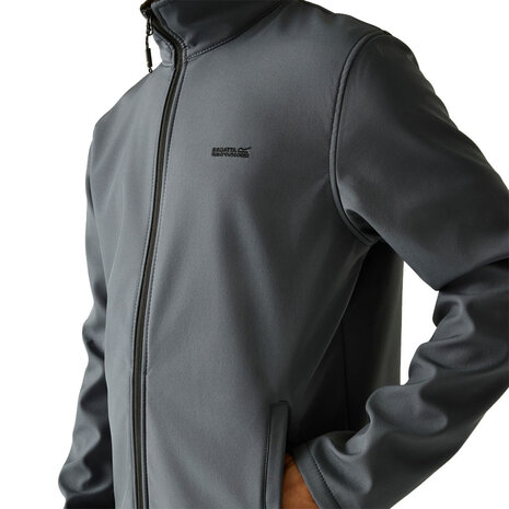 Regatta Cera Dark Storm Softshell Jas Heren