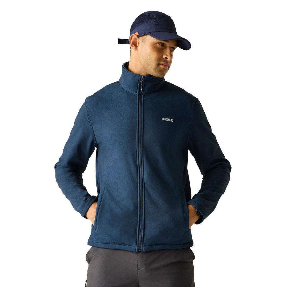 Regatta Cera Navy Marl Softshell Jas Heren
