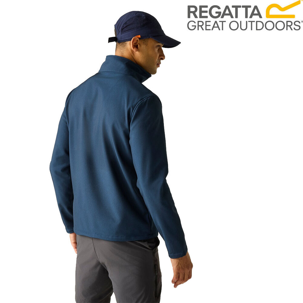 Regatta Cera Navy Marl Softshell Jas Heren