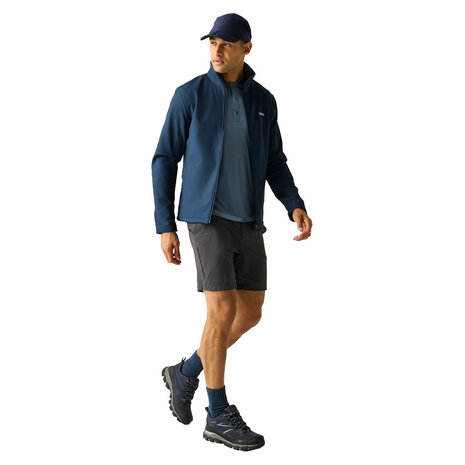 Regatta Cera Navy Marl Softshell Jas Heren