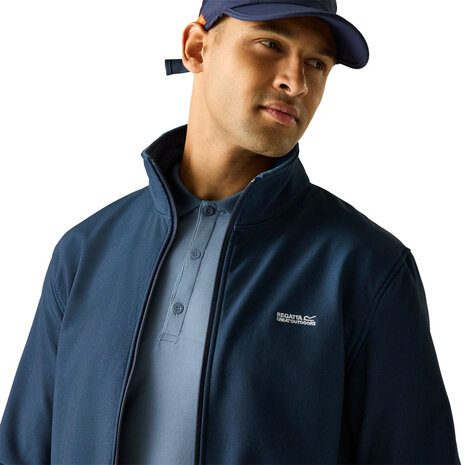Regatta Cera Navy Marl Softshell Jas Heren
