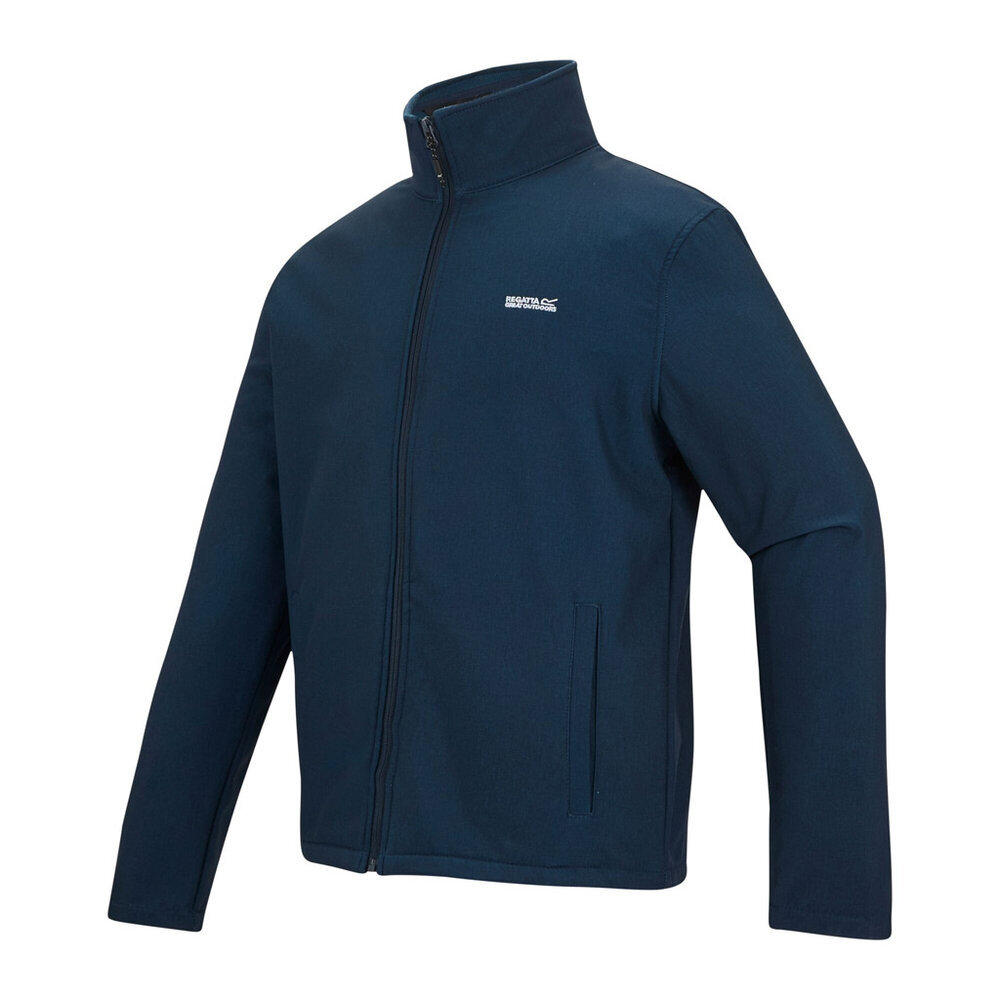 Regatta Cera Navy Marl Softshell Jas Heren