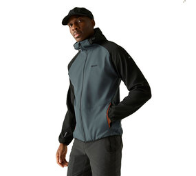Regatta Arec Dark Storm Black Softshell Jas Heren
