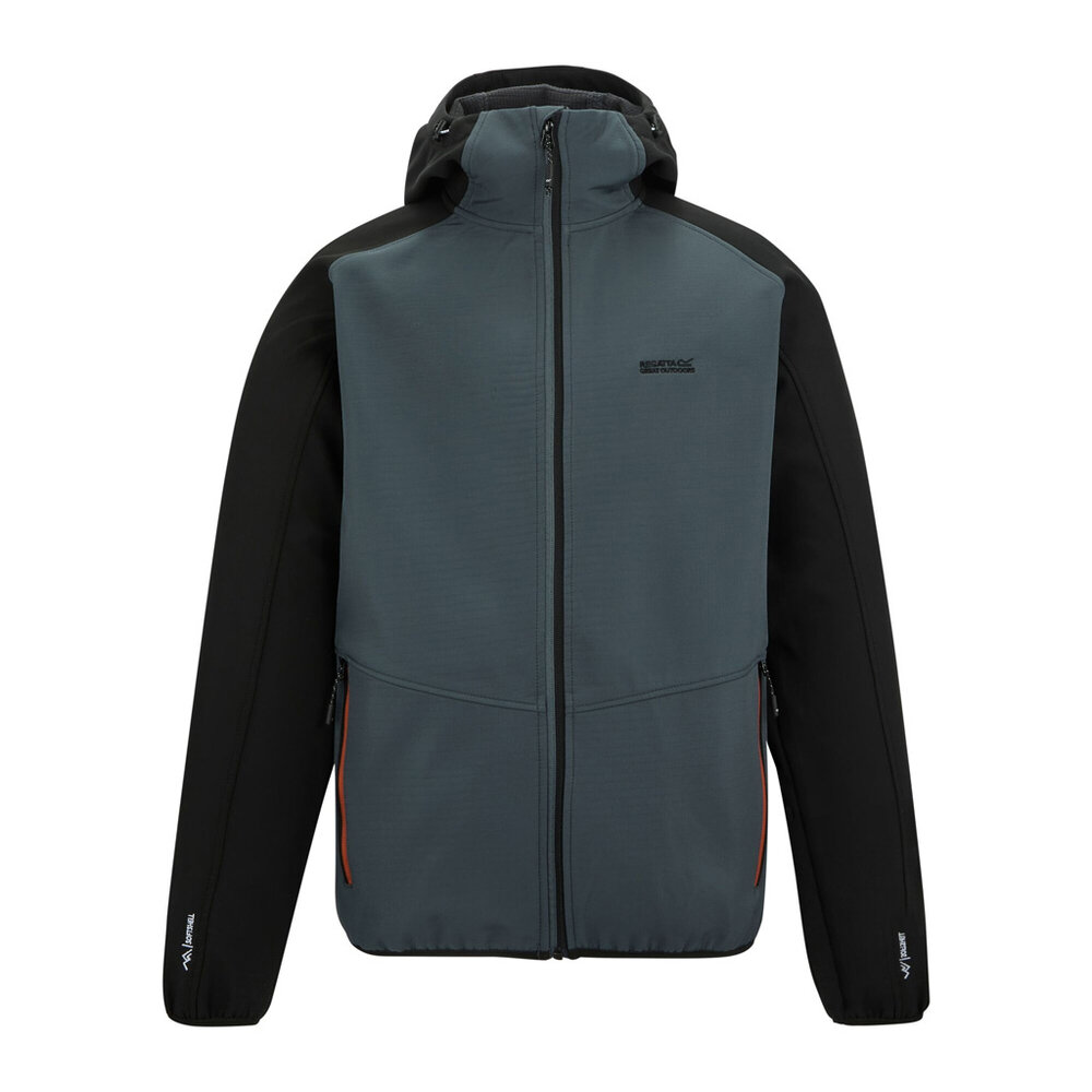 Regatta Arec Dark Storm Black Softshell Jas Heren