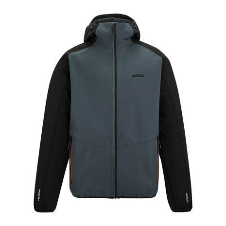 Regatta Arec Dark Storm Black Softshell Jas Heren
