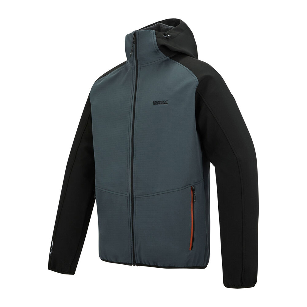 Regatta Arec Dark Storm Black Softshell Jas Heren