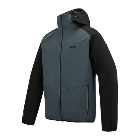 Regatta Arec Dark Storm Black Softshell Jas Heren