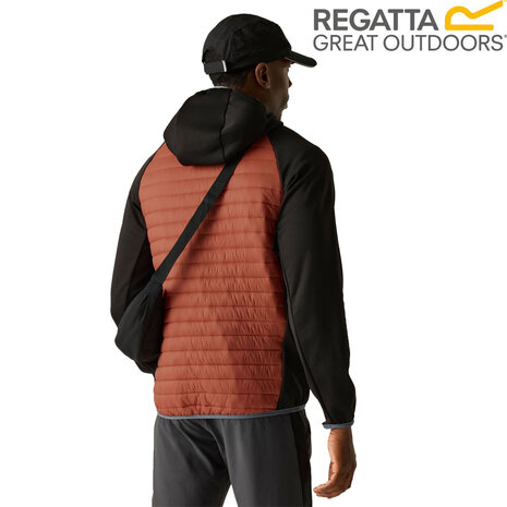 Regatta Andreson Hybrid Brick Black Zomerjas Heren