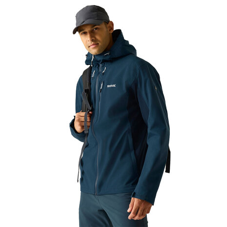 Regatta Birchdale Waterproof Moonlight Denim Navy Jas Heren