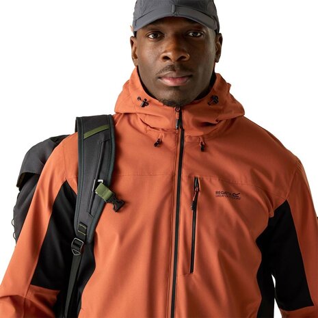 Regatta Birchdale Waterproof Brick Black Jas Heren