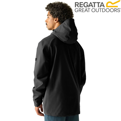 Regatta Oklarna Waterproof Black Jas Heren