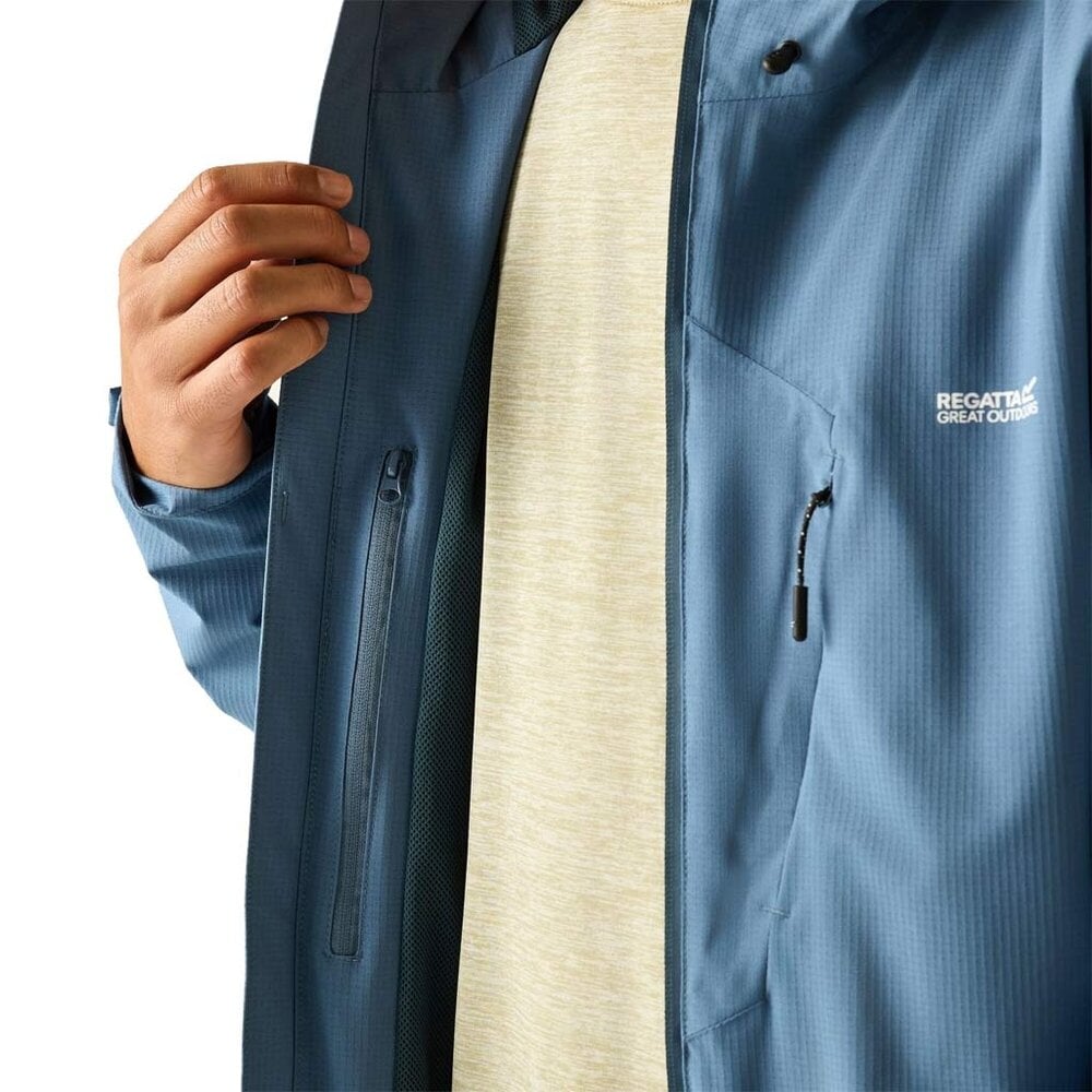 Regatta Oklarna Waterproof China Blue Jas Heren