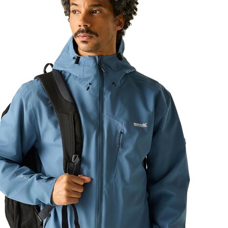Regatta Oklarna Waterproof China Blue Jas Heren