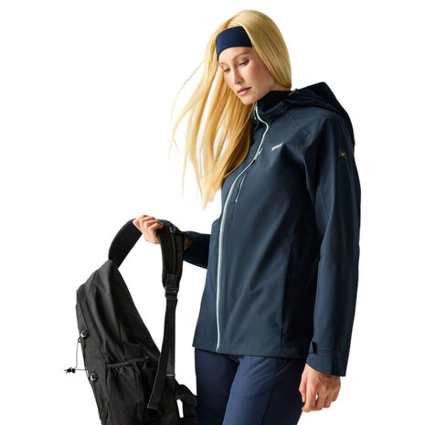 Regatta Birchdale Waterproof Navy Icy Morn Zomerjas Dames Regatta Birchdale Waterproof Navy Icy Morn Zomerjas Dames