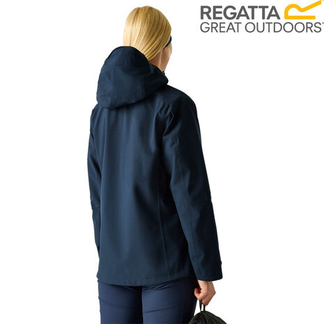 Regatta Birchdale Waterproof Navy Icy Morn Zomerjas Dames Regatta Birchdale Waterproof Navy Icy Morn Zomerjas Dames
