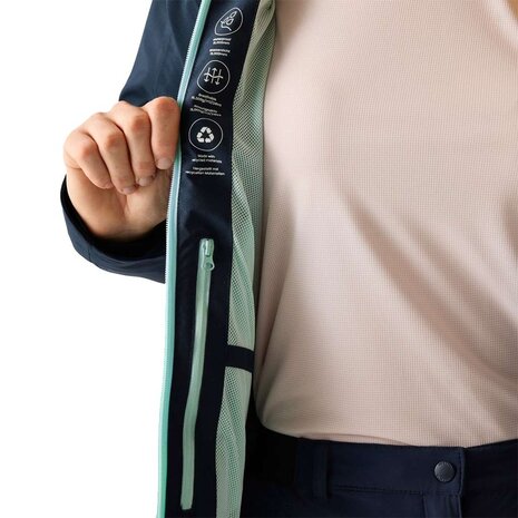 Regatta Birchdale Waterproof Navy Icy Morn Zomerjas Dames Regatta Birchdale Waterproof Navy Icy Morn Zomerjas Dames