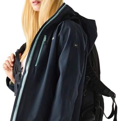 Regatta Birchdale Waterproof Navy Icy Morn Zomerjas Dames Regatta Birchdale Waterproof Navy Icy Morn Zomerjas Dames