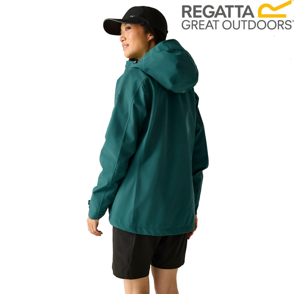 Regatta Birchdale Waterproof Mediterranea Green Zomerjas Dames
