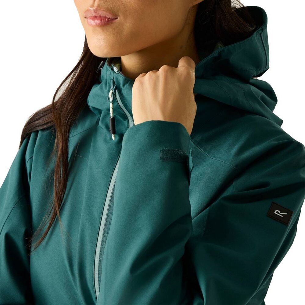 Regatta Birchdale Waterproof Mediterranea Green Zomerjas Dames