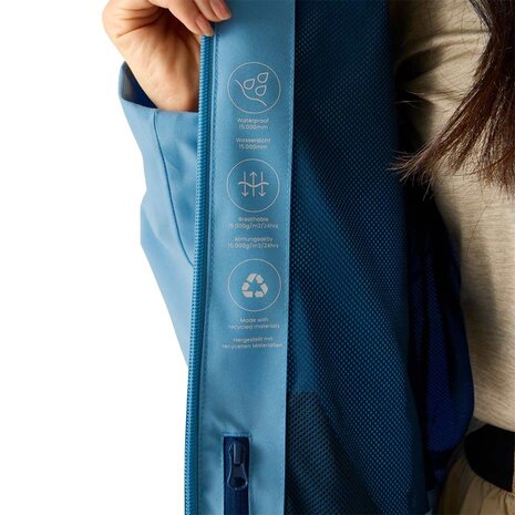 Regatta Birchdale Waterproof Washed Denim Zomerjas Dames