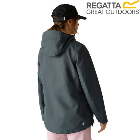 Regatta Hamara Waterproof Dark Storm Zomerjas Dames