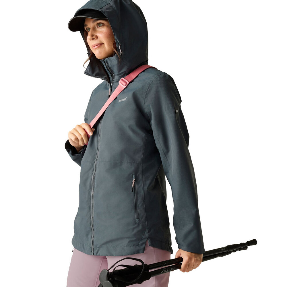Regatta Hamara Waterproof Dark Storm Zomerjas Dames