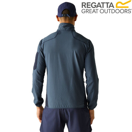 Regatta Baslinn Night Sky Full Zip Stretch Fleece Vest Heren