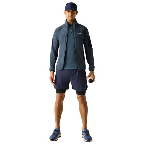 Regatta Baslinn Night Sky Full Zip Stretch Fleece Vest Heren