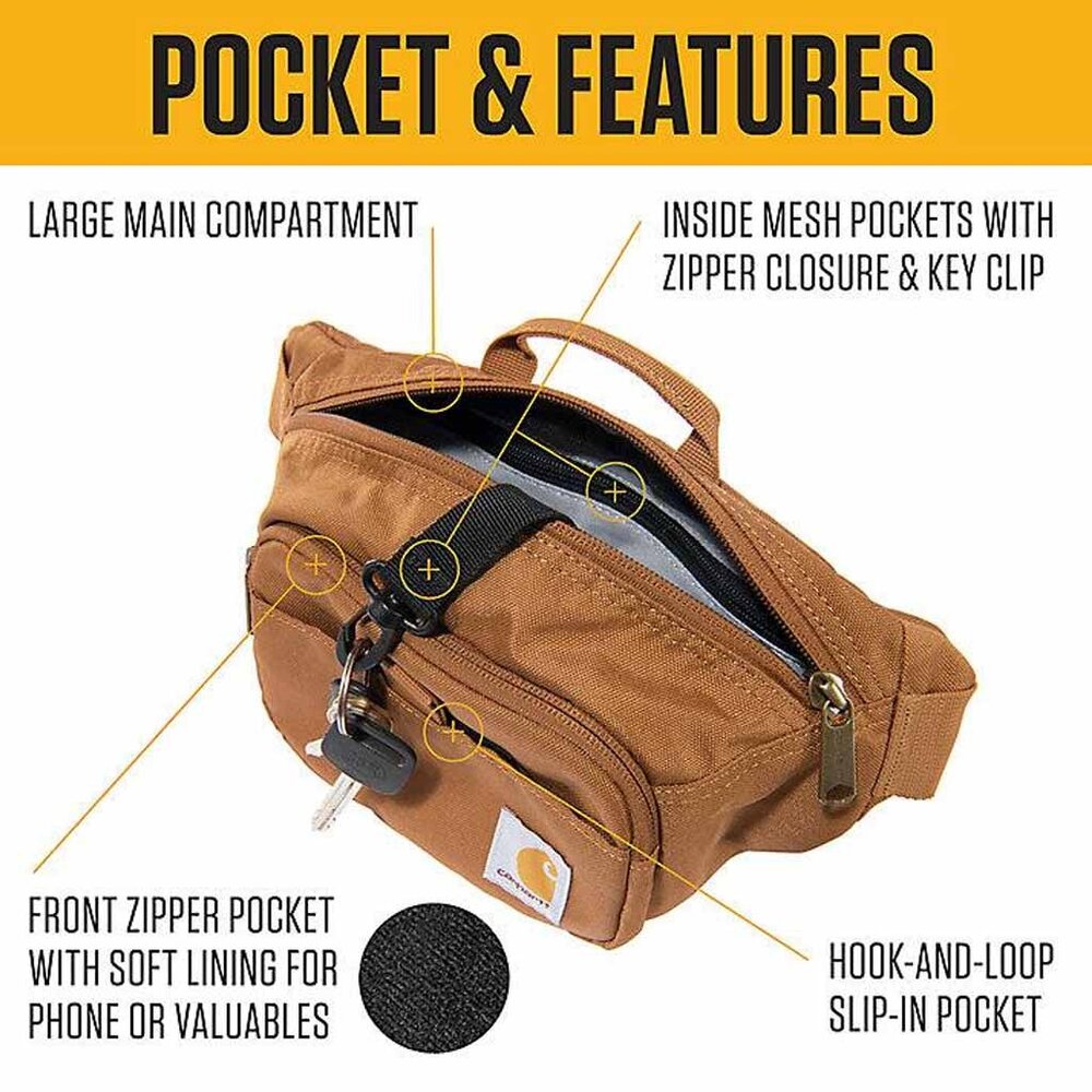 Carhartt Classic Zwart Heuptas