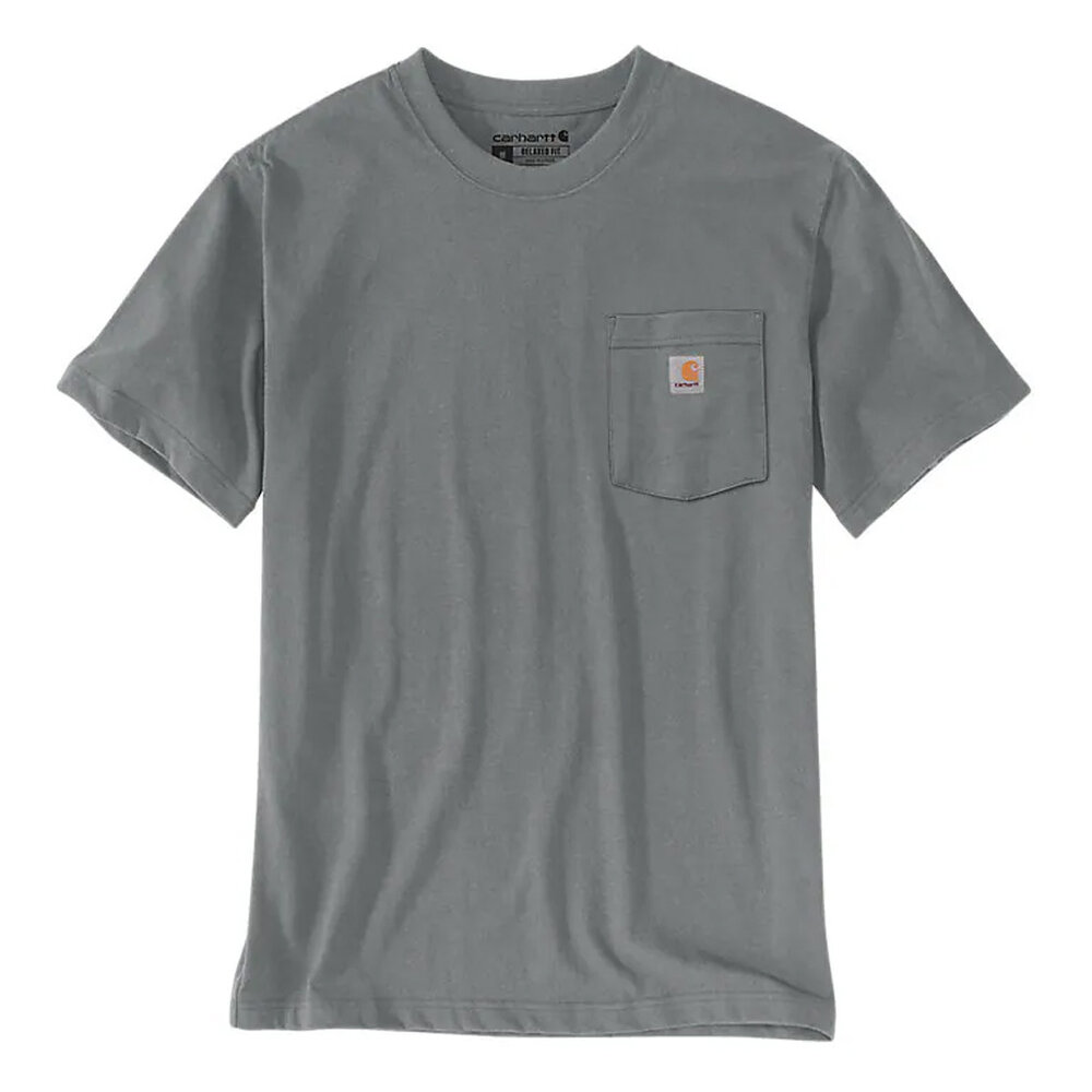 Carhartt Irvine 3D Logo Weathered Ash Heather T-Shirt Heren