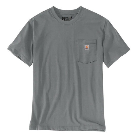 Carhartt Irvine 3D Logo Weathered Ash Heather T-Shirt Heren