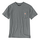 Carhartt Irvine 3D Logo Weathered Ash Heather T-Shirt Heren
